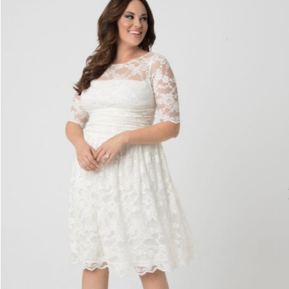 Kiyonna Dresses & Skirts - Kiyonna Aurora Lace Wedding Dress Size 2X